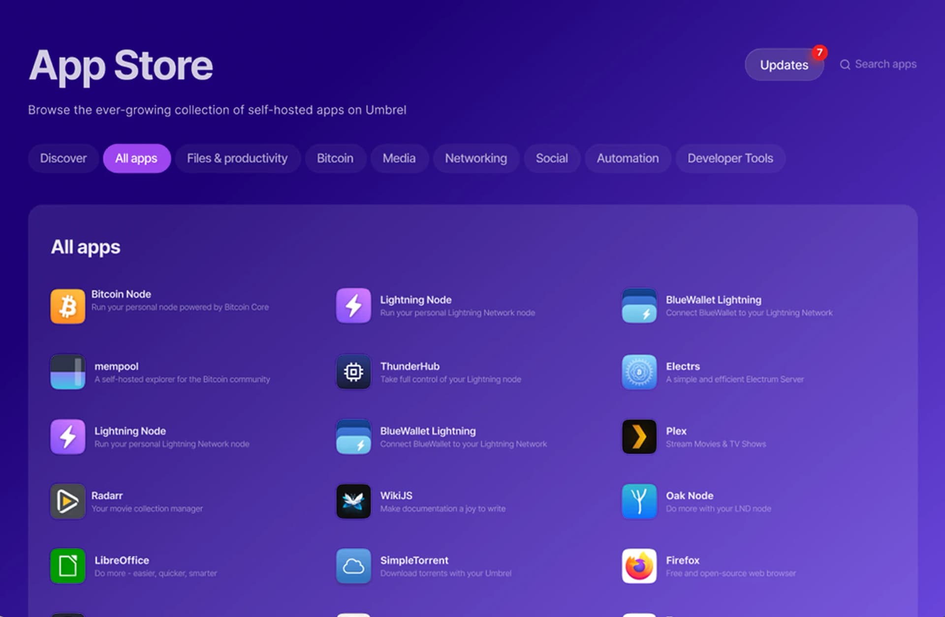 first app
